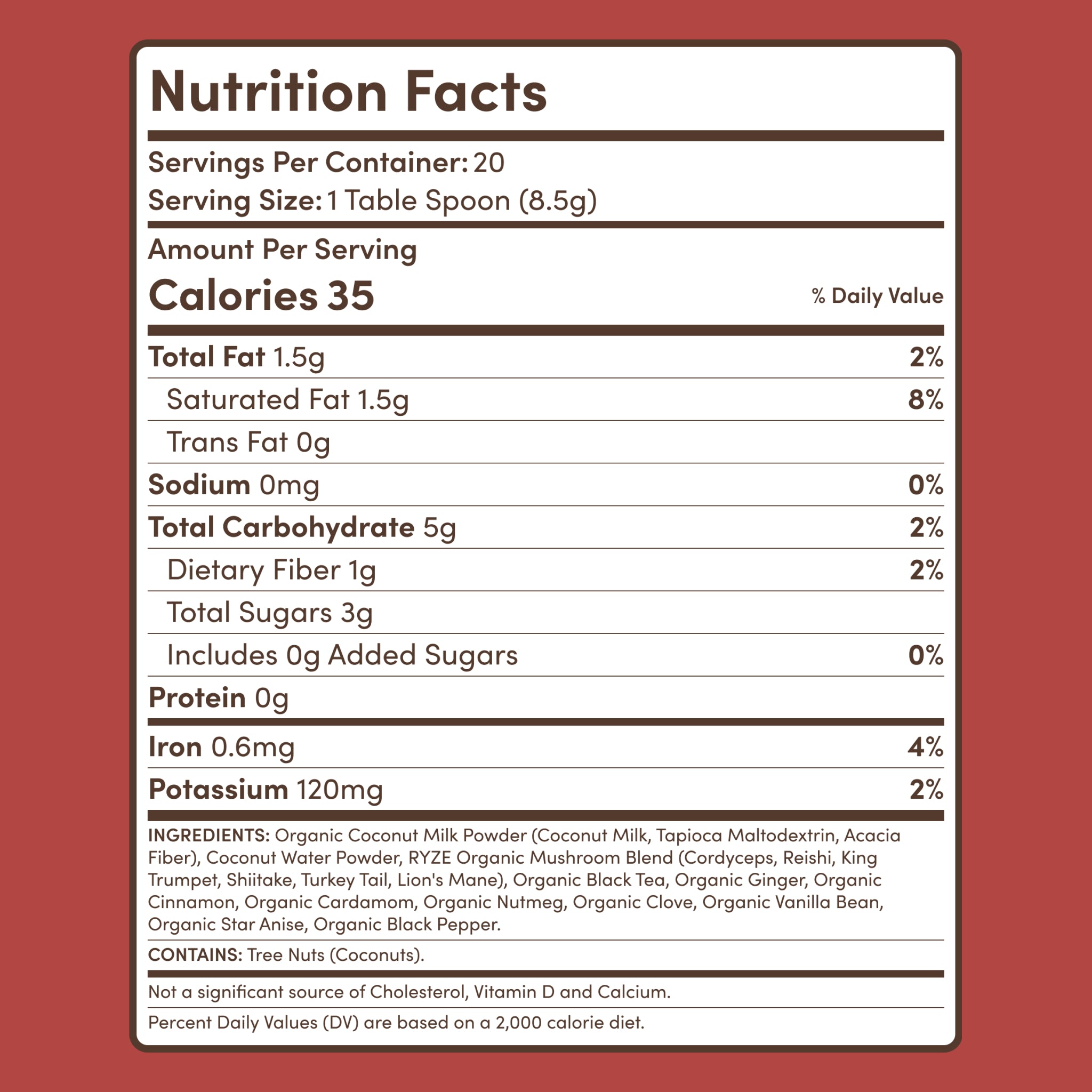 Mushroom Chai (20 Servings) - Better Start