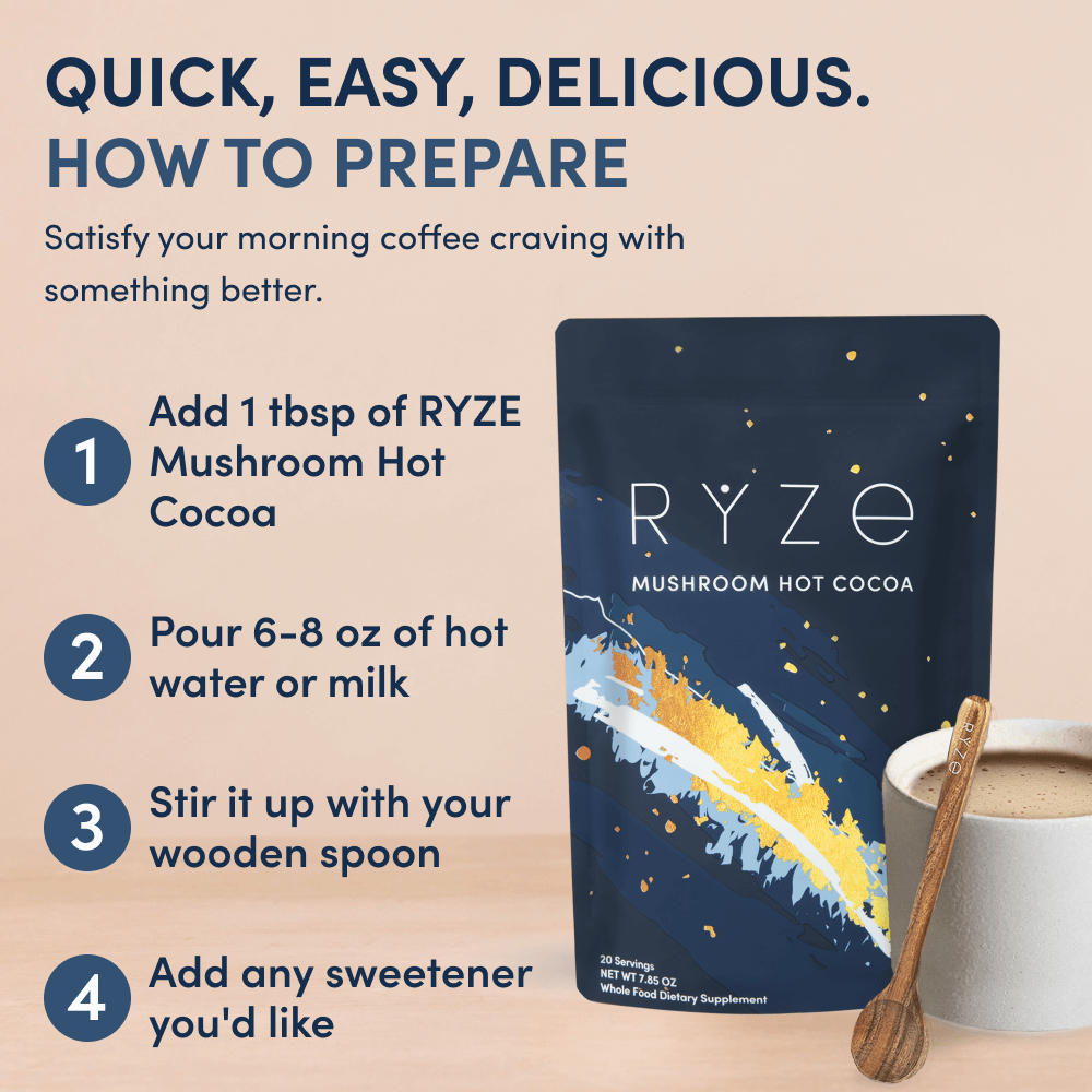 Mushroom Hot Cocoa (20 servings) - Simple Wellness