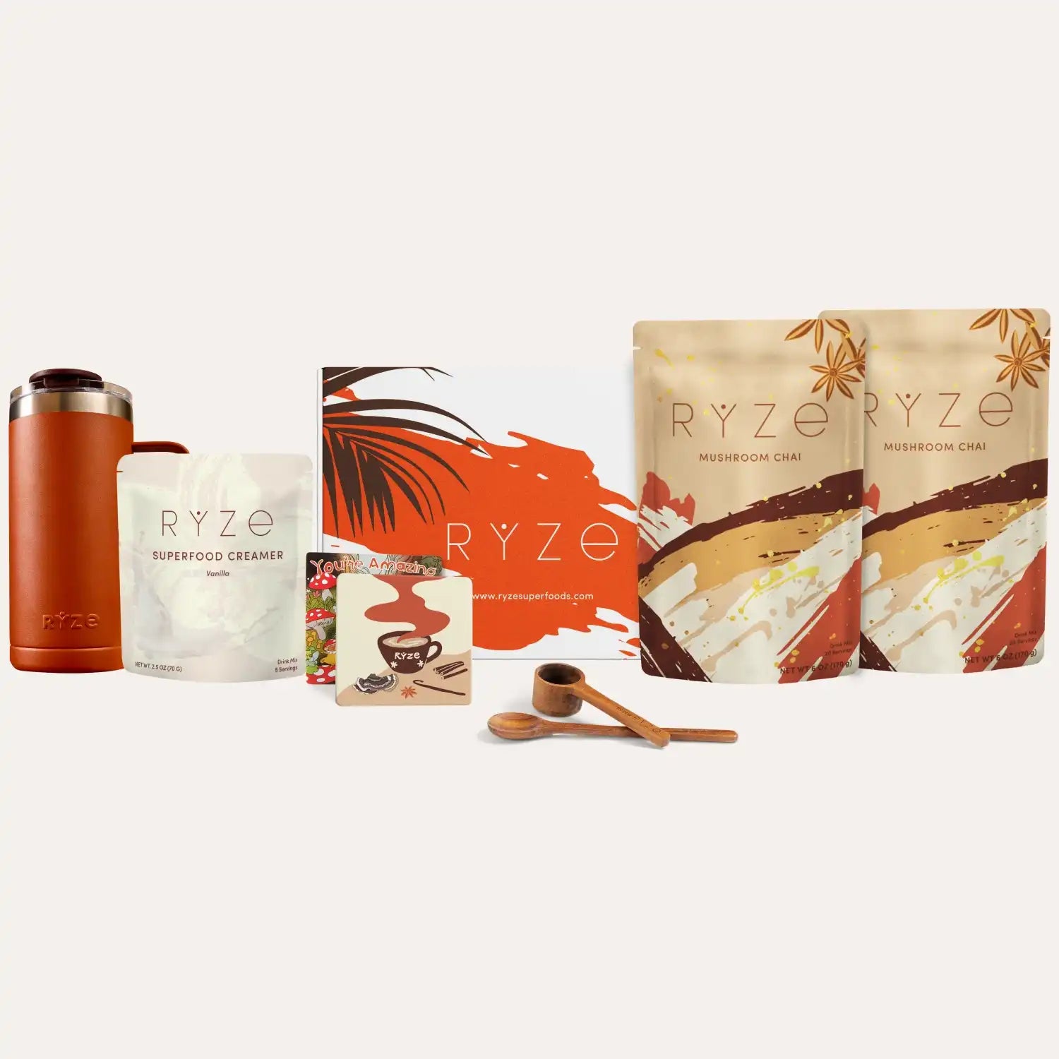 Mushroom Chai Starter Kit (40 Servings) - Clean Energy