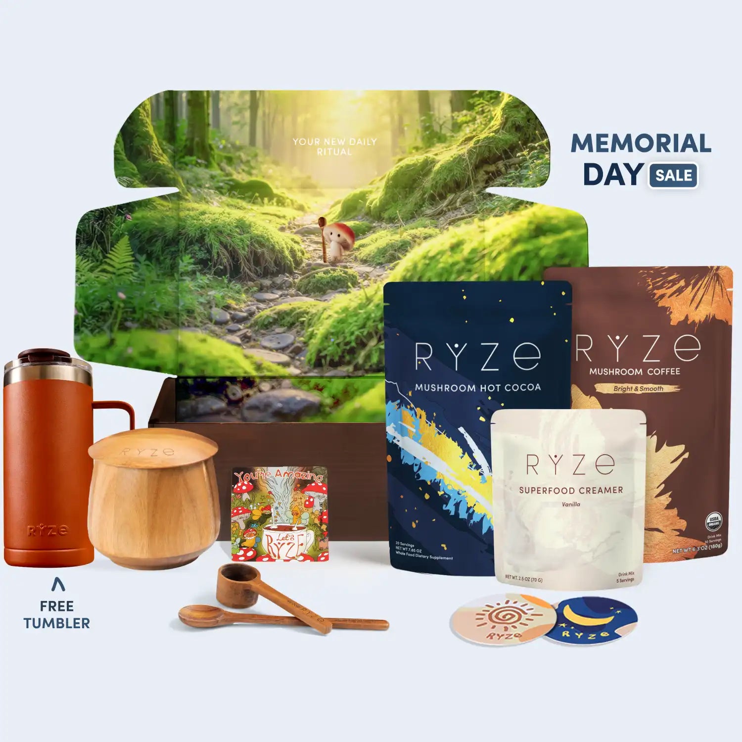 RYZE Ritual Set (Cocoa + Coffee) - Daily Energy