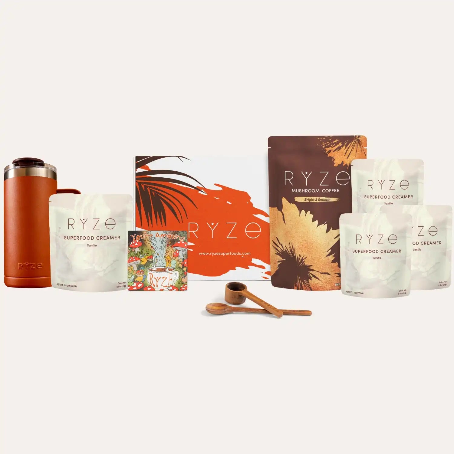 Ultimate RYZE Vanilla Latte Bundle (Vanilla Creamer + Coffee) - Adaptogenic Blend