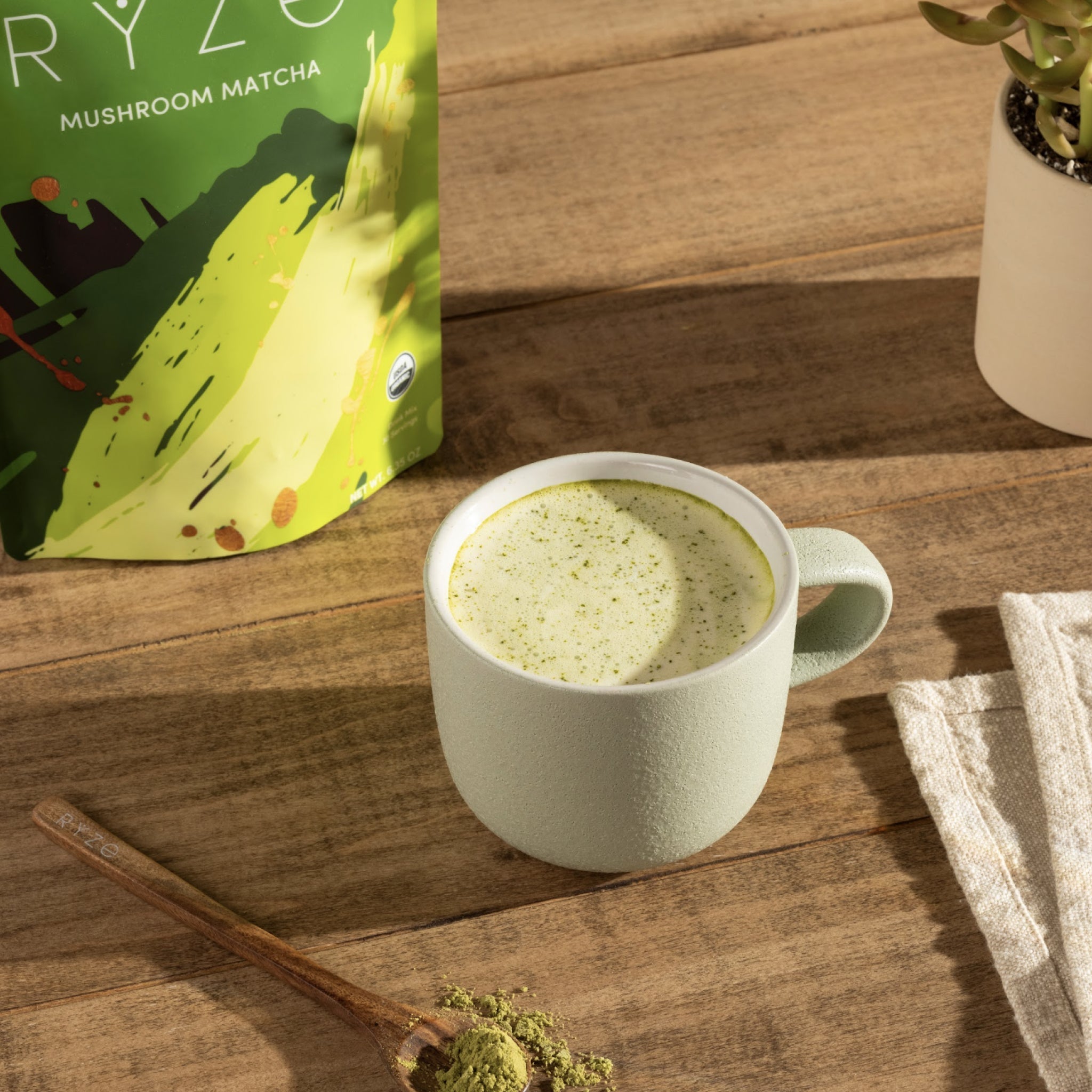 Mushroom Matcha Starter Kit (60 Servings) - Focus Support