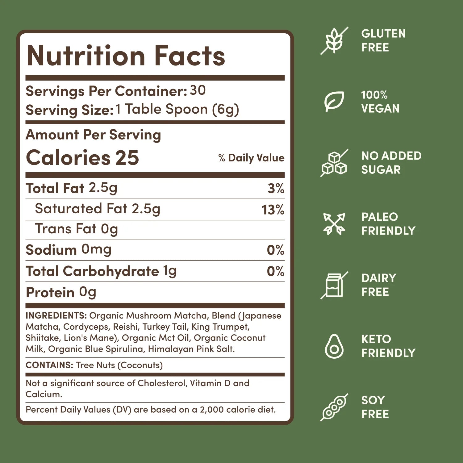 Mushroom Matcha (30 Servings) - Smart Coffee